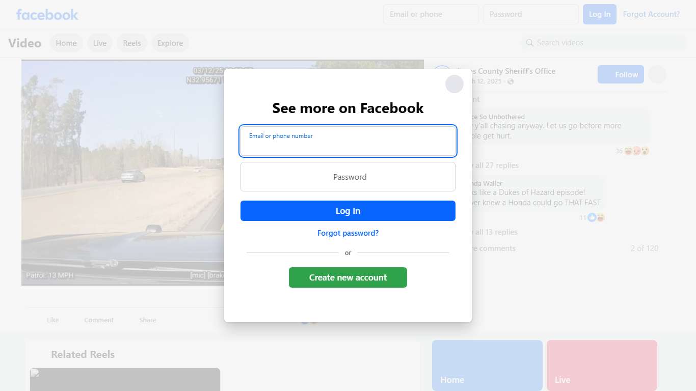 Jones County Sheriff's Office on Reels Facebook